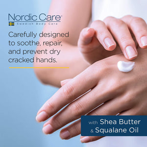 Nordic Care Hand Cream, 6 oz. | Shea Butter Hand Lotion for Dry Hands and Cracked Skin | Paraben & Lanolin-free | Essential Oils, Vitamin A & E, Squalane & Lavender Nordic CareBuy Supplements Australia