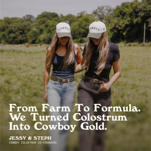 Cowboy - The Exclusive 1st Milking, Whole, Grass Fed Colostrum Supplement for Full Body Health - Bovine Colostrum Powder Packed w/Bioactive Nutrients - Sugar Free (Vanilla, 40 Servings) COWBOY COLOSTRUM buy supplements Au