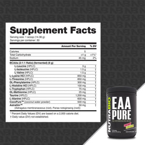 NutraBio – EAA Pure – 9 Amino Acids – Muscle Repair and Recovery, 30 Servings, Cherry Limeade – Pre or Post Workout – All Day Recovery NutraBioBuy Supplements Australia