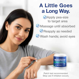 Owell Naturals Neuropathy Cream Extra Strength – Fast Absorbing Cooling for Leg, Feet & Hands – Advanced Soothing Formula with Aloe Vera, Arnica, MSM & Vitamin B6 – Made in USA, 2 fl oz