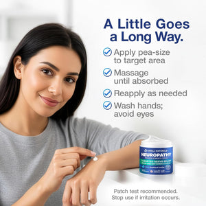 Supplement ProductOwell Naturals Neuropathy Cream Extra Strength – Fast Absorbing Cooling for Leg, Feet & Hands – Advanced Soothing Formula with Aloe Vera, Arnica, MSM & Vitamin B6 – Made in USA, 2 fl oz - GlowUpCaUSA