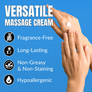 HawkGrips 8oz Massage Emollient and 8oz Massage Cream Bundle, Unscented, IASTM Massage, Cupping Therapy, Whole Body Muscle Cream, Deep Tissue Professional Massage Therapy HawkGripsBuy Supplements Australia