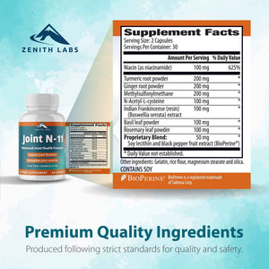 Zenith Labs Joint N-11 Joint Health Supplement