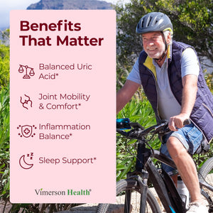 Turmeric Curcumin Supplement with 10:1 Tart Cherry Extract & Celery Seed Extract – Natural Uric Acid Balance, Joint Health & Sleep Aid – Turmeric Curcumin with Black Pepper – 60 Tart Cherry Capsules Vimerson HealthBuy Supplements Australia