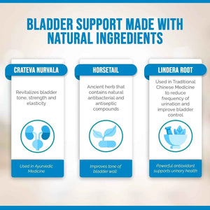 Better Bladder Control Supplement for Women & Men – Bladder Support Supplement to Help Reduce Urinary Leaks, Frequency & Urgency - 60 Count (1 Bottle)