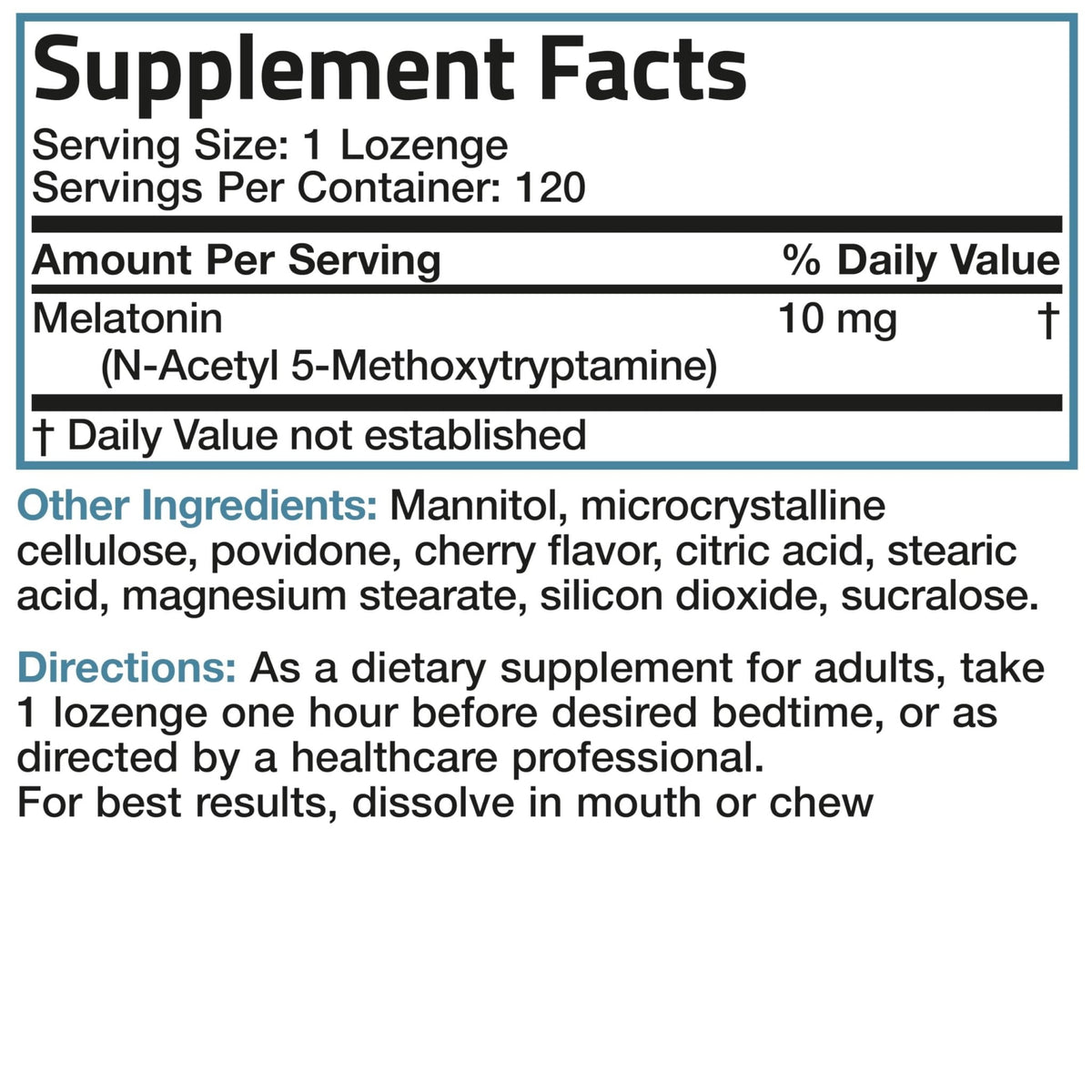 Bronson Melatonin 10mg Fast Dissolve Cherry Flavored Tablets Vegetarian Chewable Lozenges, 360 Count - PrimeBioHealth - canada supplements