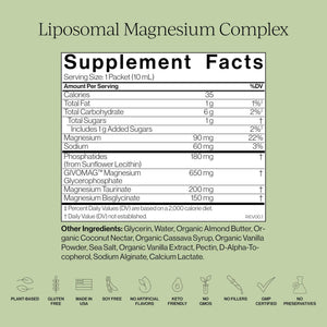 Cymbiotika Liposomal Magnesium Complex – Promotes Relaxation, Restful Sleep, and Heart & Brain Health – Highly Absorbable 3-in-1 Formula - PrimeBioHealth - canada supplements