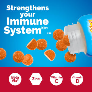 Emergen-C Immune+ Triple Action Immune Support Gummies, BetaVia (R), 1000mg Vitamin C, B Vitamins, Vitamin D and Antioxidants - PrimeBioHealth - canada supplements