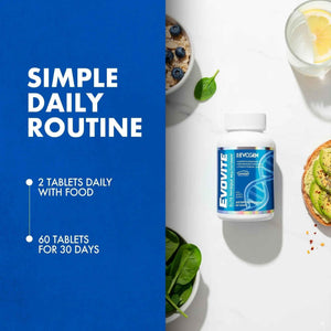 Evogen Evovite - Elite Physique Multivitamin for Women & Men | Advanced Formula for Endurance, Recovery, & Joint Health |