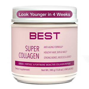 FORTIBONE® Collagen - 3 Clinically-Supported Bioactive Collagen Peptides with FORTIBONE®, FORTIGEL®, VERISOL® Unflavored Collagen for Women - Reduce Wrinkles, - PrimeBioHealth - canada supplements