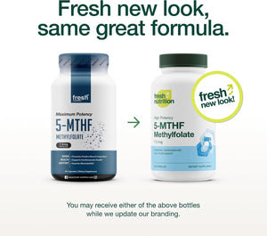 Fresh Nutrition L Methylfolate 7.5mg – DNA Verified for Maximum Potency – Superior Bioavailability – 5-MTHF Methyl Folate - 90 Capsules - PrimeBioHealth - canada supplements