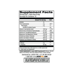Jocko Fuel Hydrate Electrolytes Powder Packets Low Sugar - Hydration Amplifier Packets for Recovery, Dehydration, & Exercise - with Vitamins B6, B12 & C - PrimeBioHealth - canada supplements