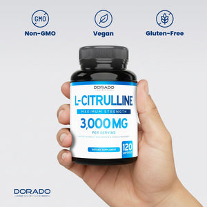 L Citrulline 3000mg Supplement (120 Capsules) Support L Arginine & Nitric Oxide Pills - L-Citrulline For Men & Women - Muscle Recovery & Pump Supplement - 3rd Party Tested - PrimeBioHealth - canada supplements