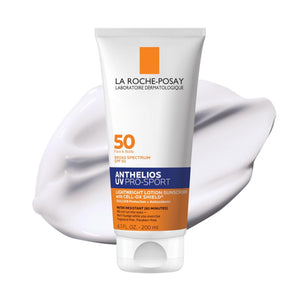 La Roche-Posay Anthelios UV Pro-Sport SPF 50 Sunscreen for Face & Body, Water & Sweat Resistant with Non-Drip Formula, Invisible Broad Spectrum Sunscreen Lotion - PrimeBioHealth - canada supplements