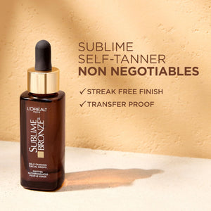 L'Oreal Paris Sublime Bronze Self Tanning Facial Drops with Hyaluronic Acid, Gradual Tan, Fragrance-Free, 1 fl. Oz - PrimeBioHealth - canada supplements
