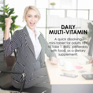 MASON NATURAL Mini Multi Vitamins, Vitamins A, C, D3, E, B1, B2, B3, B6, B12, Folate and Calcium for Overall Health, 1 Year Supply