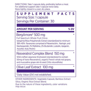 NAOMI Italian Citrus Bergamot 500mg + Resveratrol, Award-Winning Cardiologist Dvlpd, Supports Normal Cholesterol & Healthy Cellular Function, 7 Key Polyphenols - PrimeBioHealth - canada supplements