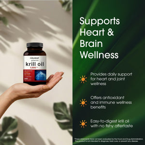 NatureBell Antarctic Krill Oil 1,000mg - 240 Softgels - Omega-3 Heart, Joint & Immune Health Support* - PrimeBioHealth - canada supplements