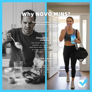 novomins Creatine Monohydrate Gummies 5000mg for Men & Women, Chewables Creatine Monohydrate for Muscle Strength, Muscle Builder, Energy Boost, Pre-Workout Supplement - PrimeBioHealth - canada supplements