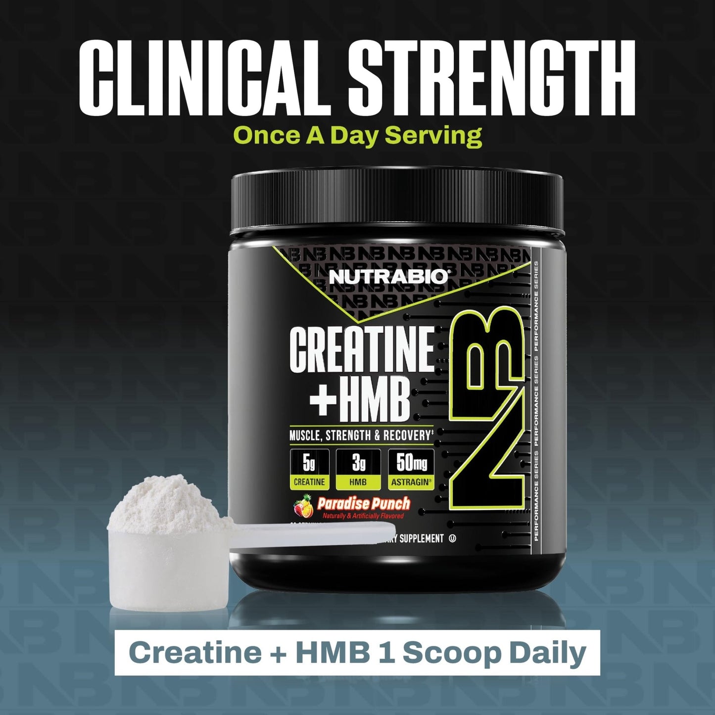 NutraBio Creatine + HMB- Creatine Monohydrate with HMB Powder for Muscle Growth, Increased Strength- 30 Servings (Unflavored) - PrimeBioHealth - canada supplements