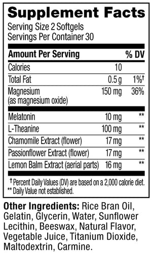 OLLY Ultra Strength Sleep Softgels, 10mg Melatonin, L-Theanine, Chamomile, Magnesium, Lemon Balm, Supports Deep Restful Sleep - PrimeBioHealth - canada supplements