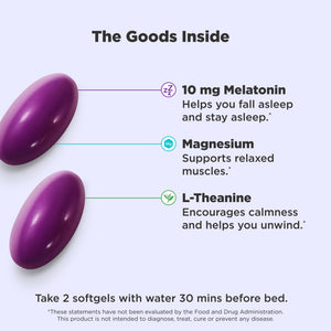 OLLY Ultra Strength Sleep Softgels, 10mg Melatonin, L-Theanine, Chamomile, Magnesium, Lemon Balm, Supports Deep Restful Sleep - PrimeBioHealth - canada supplements