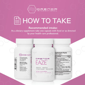 Orenda Eaze®: Gut Wellness Capsules | 6-in-1 Digestive Support with Probiotics, Endospores, Peptizyme-SP EN, Prebiotics, and Digestive Enzymes - PrimeBioHealth - canada supplements
