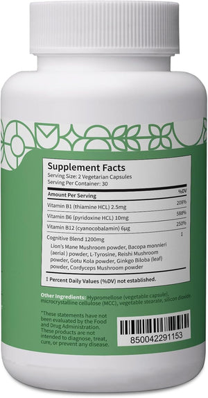 Pattern Wellness Cognitive Health Bundle - Cognitive Complex, Turmeric Curcumin, & Ashwagandha - Brain Function Support - 3 Pack, All-Natural, Plant-Based Formulas - PrimeBioHealth - canada supplements