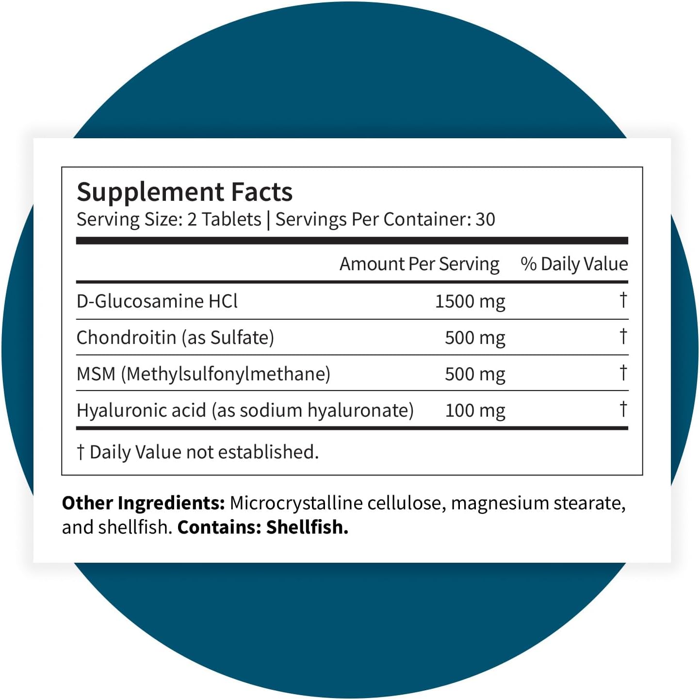 Pattern Wellness Glucosamine Chondroitin Complex with MSM & Hyaluronic Acid – Supports Joint, Cartilage & Flexibility Health – 60 Tablets - PrimeBioHealth - canada supplements