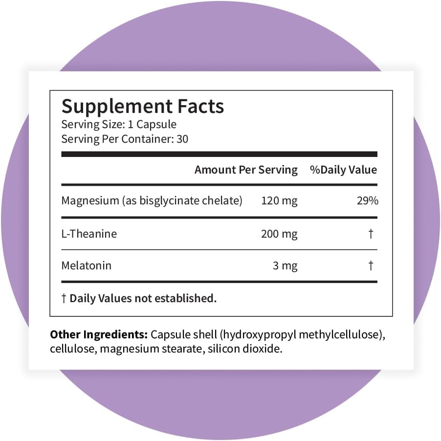 Pattern Wellness Sleep Complex – Supports Relaxation & Healthy Sleep Patterns – with Melatonin, L-Theanine & Magnesium – 30 Vegan Capsules - PrimeBioHealth - canada supplements