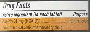 PHARBEST Aspirin 81mg - 1000 Tablets