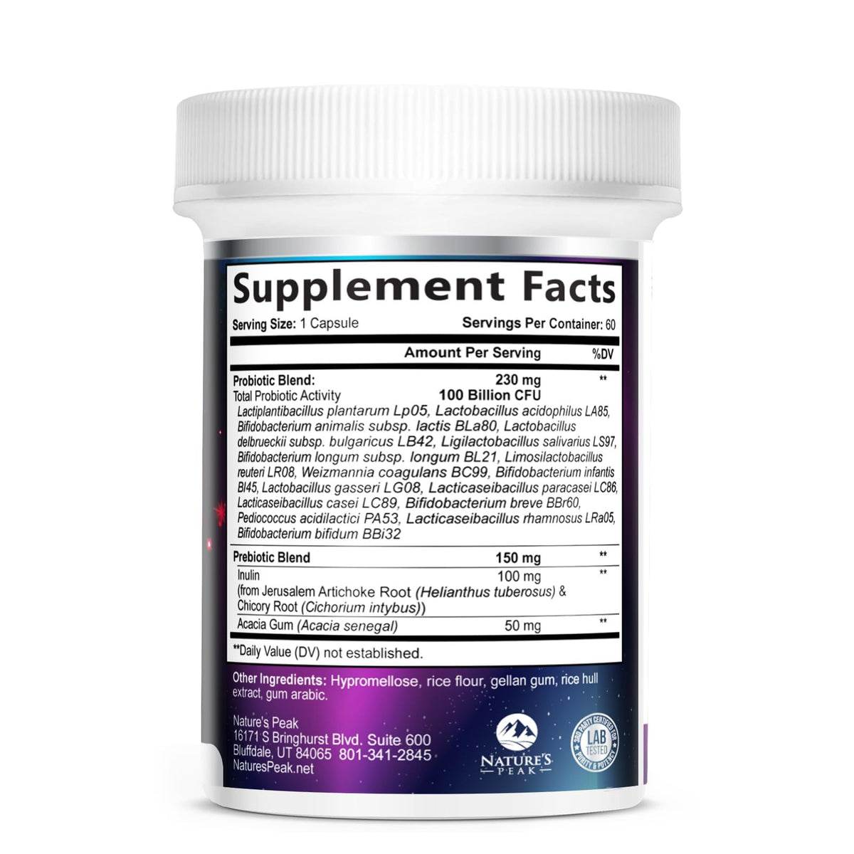 Probiotics for Digestive Gut Health - 100 Billion CFU Per Capsule, 16 Premium Strains & Prebiotics - Best Probiotics for Women & Men, Occasional Constipation - PrimeBioHealth - canada supplements