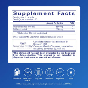 Pure Encapsulations Inositol Complex | Supplement to Support Energy, Healthy Metabolism, and Ovarian Function* | 60 Capsules - PrimeBioHealth - canada supplements
