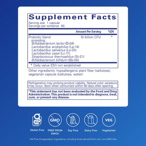Pure Encapsulations Probiotic G.I. - Shelf Stable Probiotic for Intestinal Health & Gastrointestinal Support - PrimeBioHealth - canada supplements