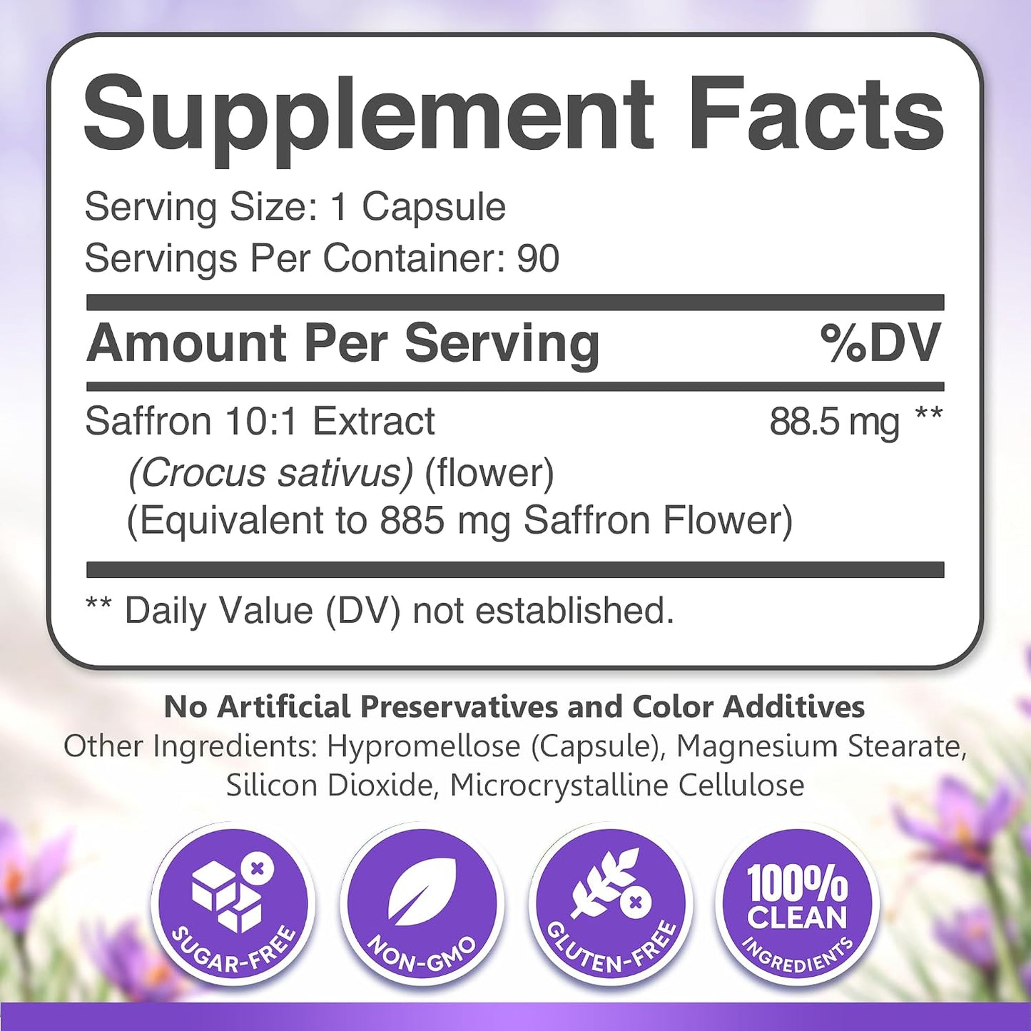 Saffron Supplements for Women 88.5mg Mood | Focus | Vision | Energy Support - PrimeBioHealth - canada supplements