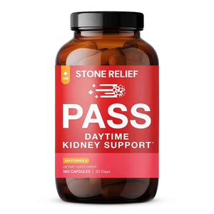 STONE RELIEF Daytime Herbal Kidney Support for Urinary Flow & Comfort | Chanca Piedra Formula – 180 Capsules