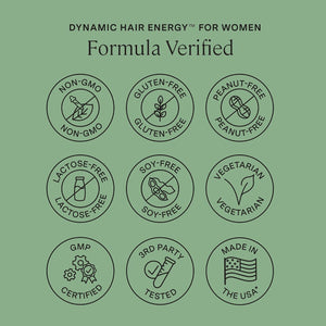 Stonehenge Health Dynamic Hair Energy for Women – Hair Growth Supplement with Saw Palmetto, Spermidine, Biotin, Iron & Tocotrienols – Supports Thicker Hair with Less Shedding – 60 Capsules - PrimeBioHealth - canada supplements