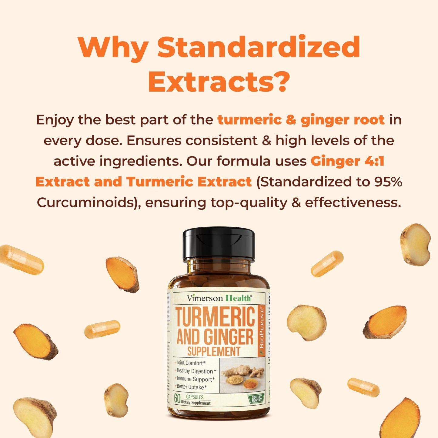 Turmeric and Ginger Supplement with Black Pepper for Joint Support, Digestive & Gut Health - Contains Organic Turmeric with Ginger Root Supplement - PrimeBioHealth - canada supplements