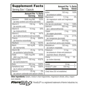 Twinlab Daily One Caps Without Iron - Nutritional Supplement with Zinc, B Vitamins, Magnesium, and More - 180 Capsules