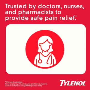 Tylenol Extra Strength Acetaminophen 500 mg Caplets, Fast, Strong Pain Relief, Fever Reducer, Pills for Headache, Backache, Toothache, Minor Arthritis & Menstrual Cramps, Value Size, 225 Count