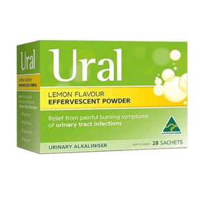 Ural Effervescent Powder 4G * 28 Sachets Urinary Alkalinizer Cystitis Relief