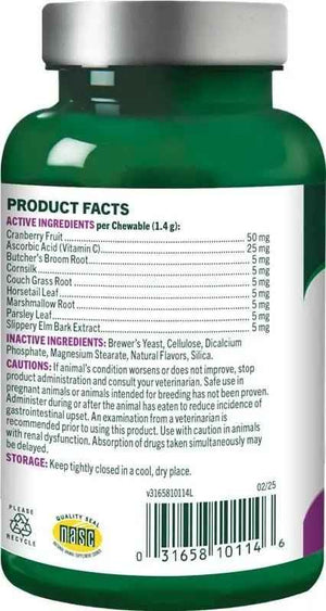 Vet's Best Cat Urinary Supplement, Urinary Tract Support Chewable for Cats, Supports A Healthy Urinary Tract in Cats, 60 Chewable Tablets