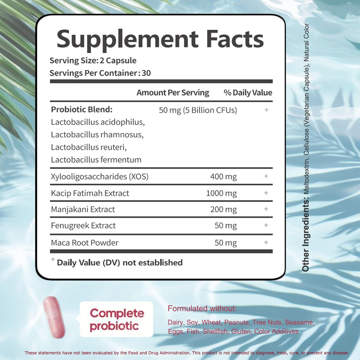 WINYEL Vaginal Probiotics for Women with Prebiotics & Herbal Blend – pH Balance & Feminine Health Support – Multi-Strain Lactobacillus for Vaginal Flora, - PrimeBioHealth - canada supplements