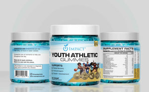 Youth Athletic Gummies – Kids Multivitamin Gummies with Essential Nutrients, Immune & Energy Support, Vegan & Gelatin-Free