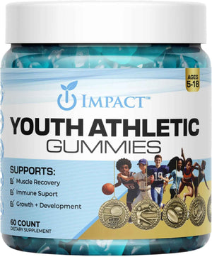 Youth Athletic Gummies – Kids Multivitamin Gummies with Essential Nutrients, Immune & Energy Support, Vegan & Gelatin-Free