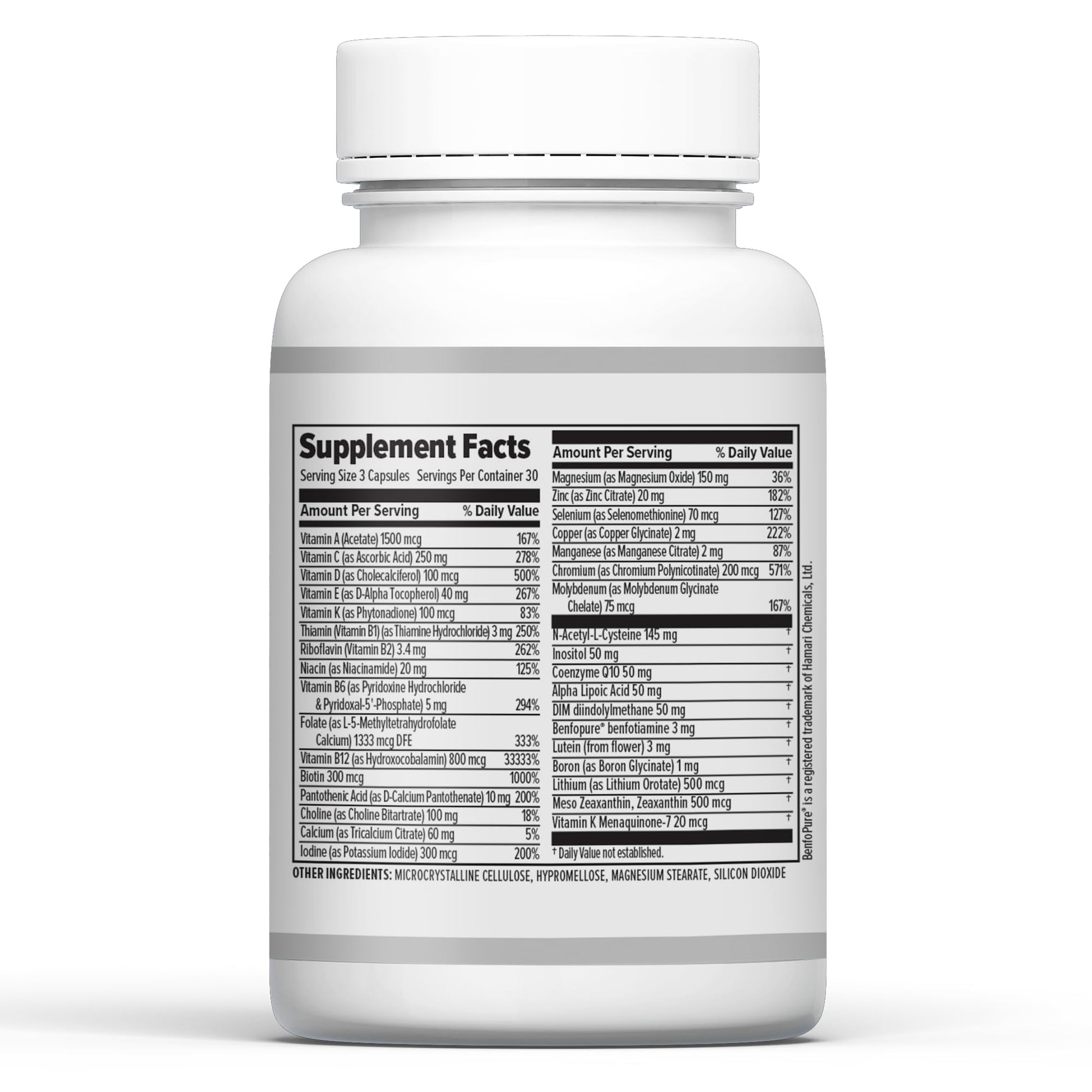 10X Health Optimize Methylated Multivitamin for Men - 90 Capsules, 34 in 1 Formula with 800 mcg of Vitamin B12, 5-MTHF, NAC - PrimeBioHealth - canada supplements