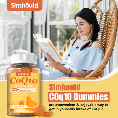 2 Pack CoQ10 500MG Gummies - Plus Omega-3, Magnesium, Vitamin B3 & Zinc - 3X Better Absorption Coenzyme Q10 Supplements for Heart Health, Cellular Energy & Antioxidant, Non-GMO 120 Counts - PrimeBioHealth - canada supplements