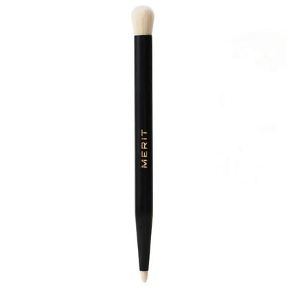 MERIT - Double-Sided Eyeshadow Brush - Dual-Ended Makeup Brush for Precise Application, Blending, and Smooth Pigment Distribution - Soft Synthetic, Vegan & Travel-Friendly GenericBuy Supplements Australia