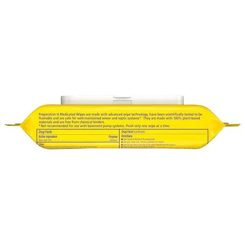 Preparation H Hemorrhoid Flushable Wipes with Witch Hazel for Skin Irritation Relief - 48 Count (Pack of 4) Preparation HBuy Supplements Australia