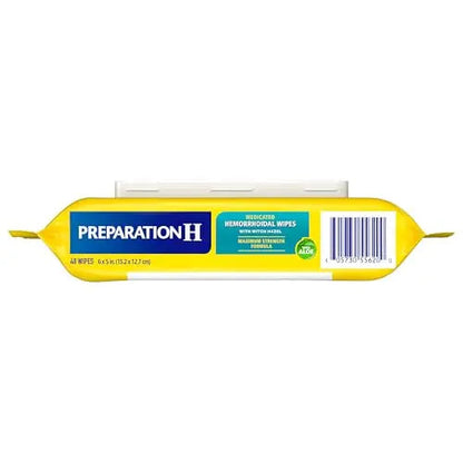 Preparation H Hemorrhoid Flushable Wipes with Witch Hazel for Skin Irritation Relief - 48 Count (Pack of 4) Preparation HBuy Supplements Australia